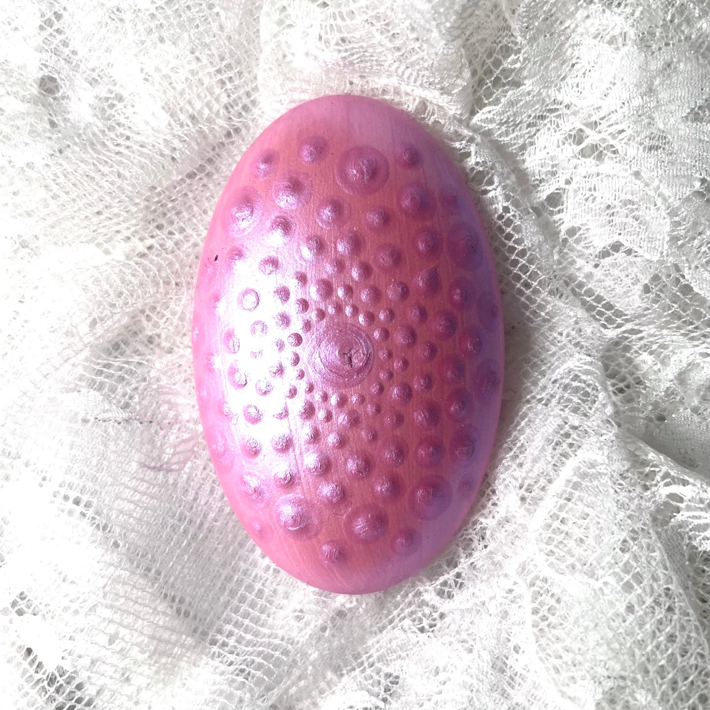 Mini Pink Oval Stone