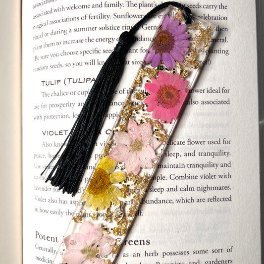 Garden/Gold Bookmark | LARGE