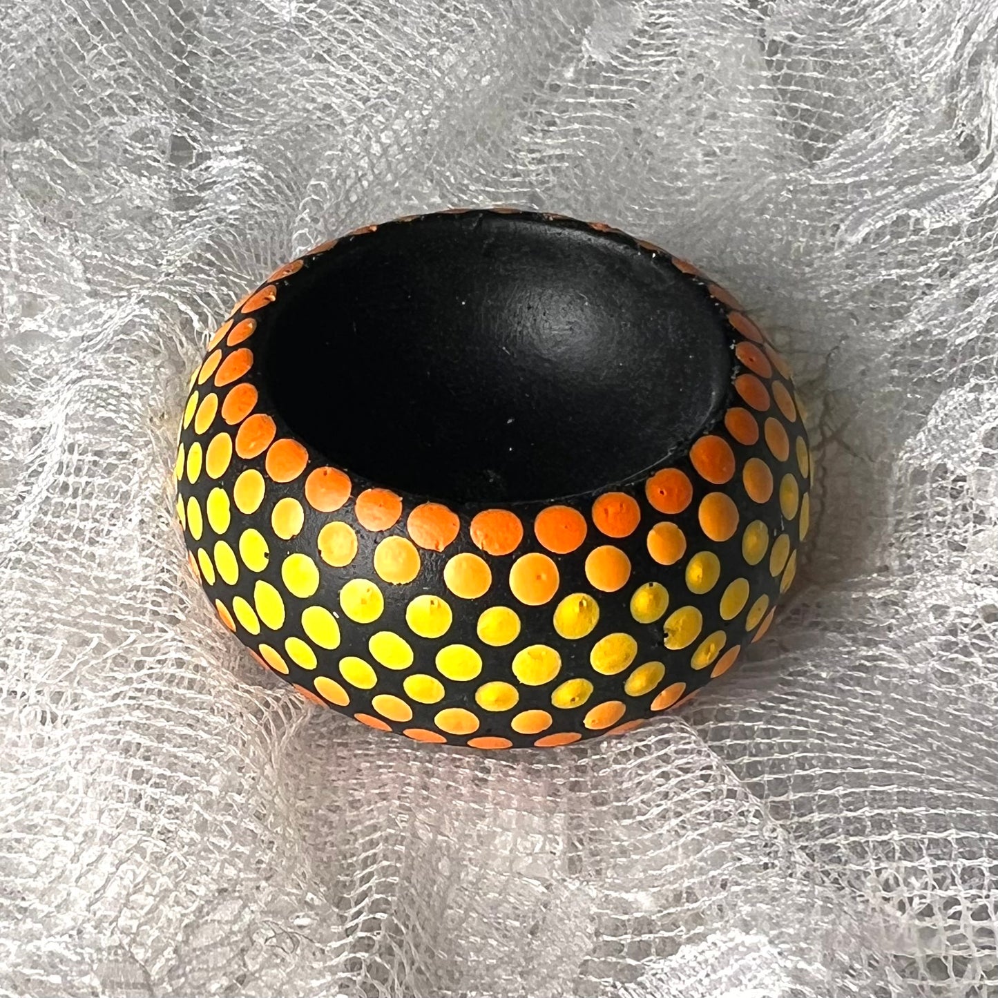 Mini Orange/Yellow Trinket Bowl