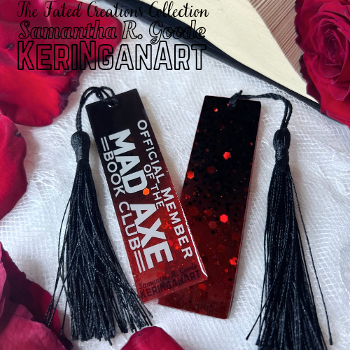 Mad Axe Book Club- Resin Bookmarks | SMALL (3 Available)