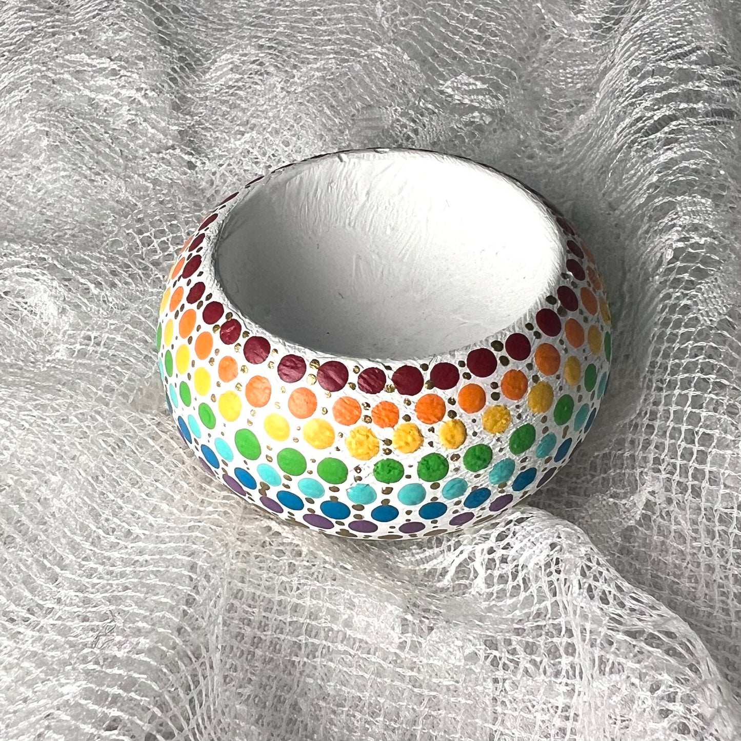Mini Rainbow Trinket Bowl 2