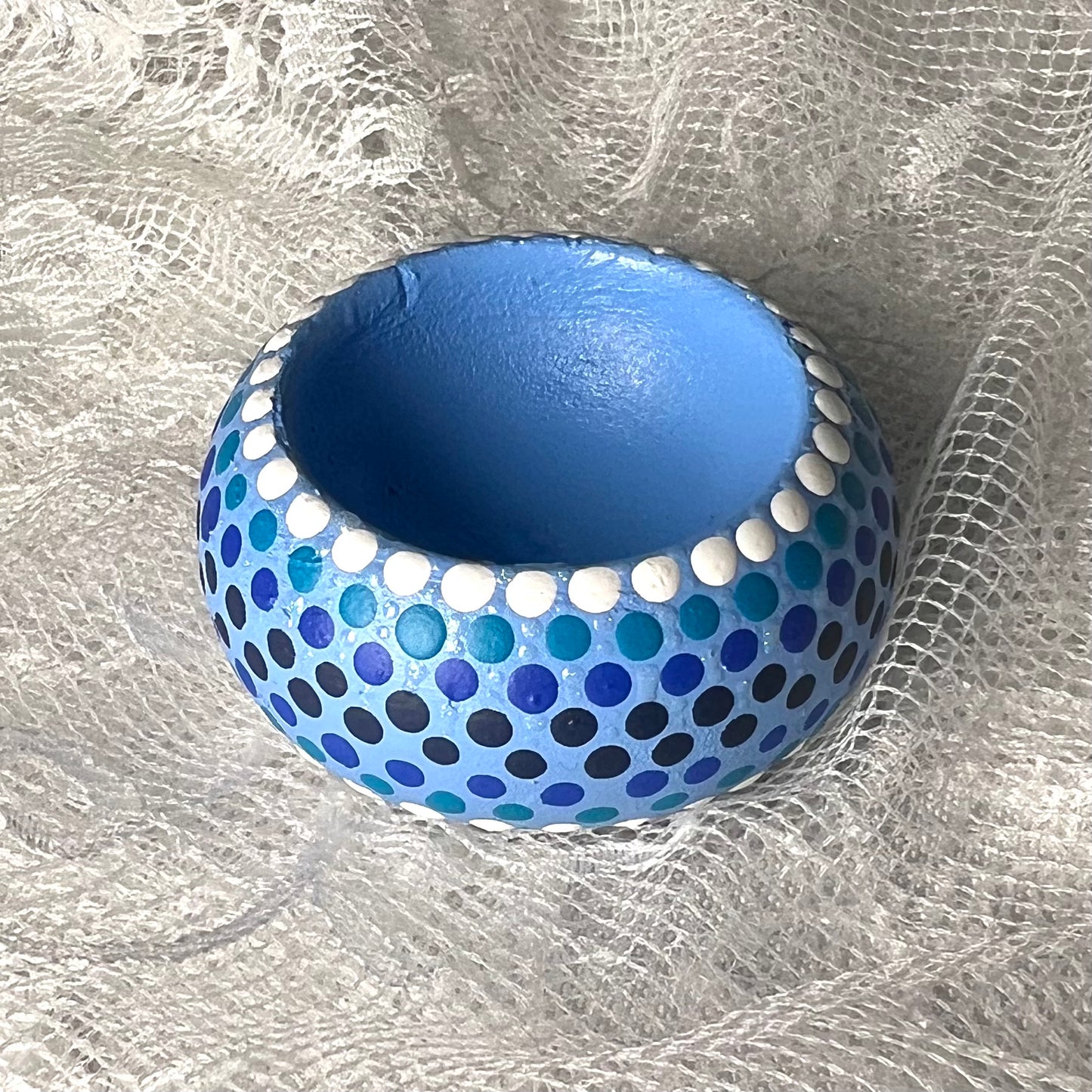 Mini Blue Trinket Bowl