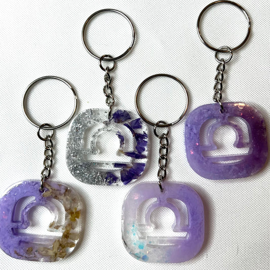 Libra Keychains (4 Available)