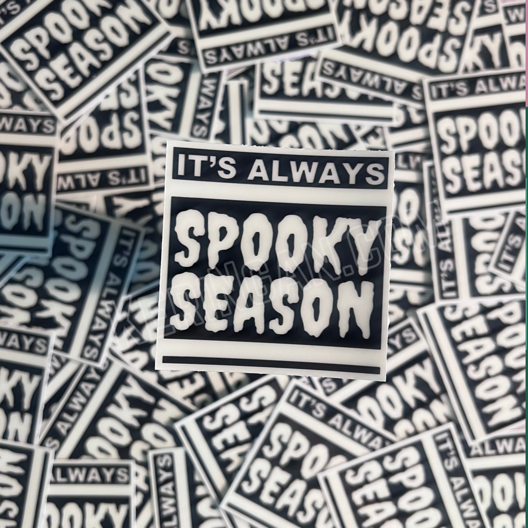 Spooky Season Glow In The Dark Vinyl Sticker
