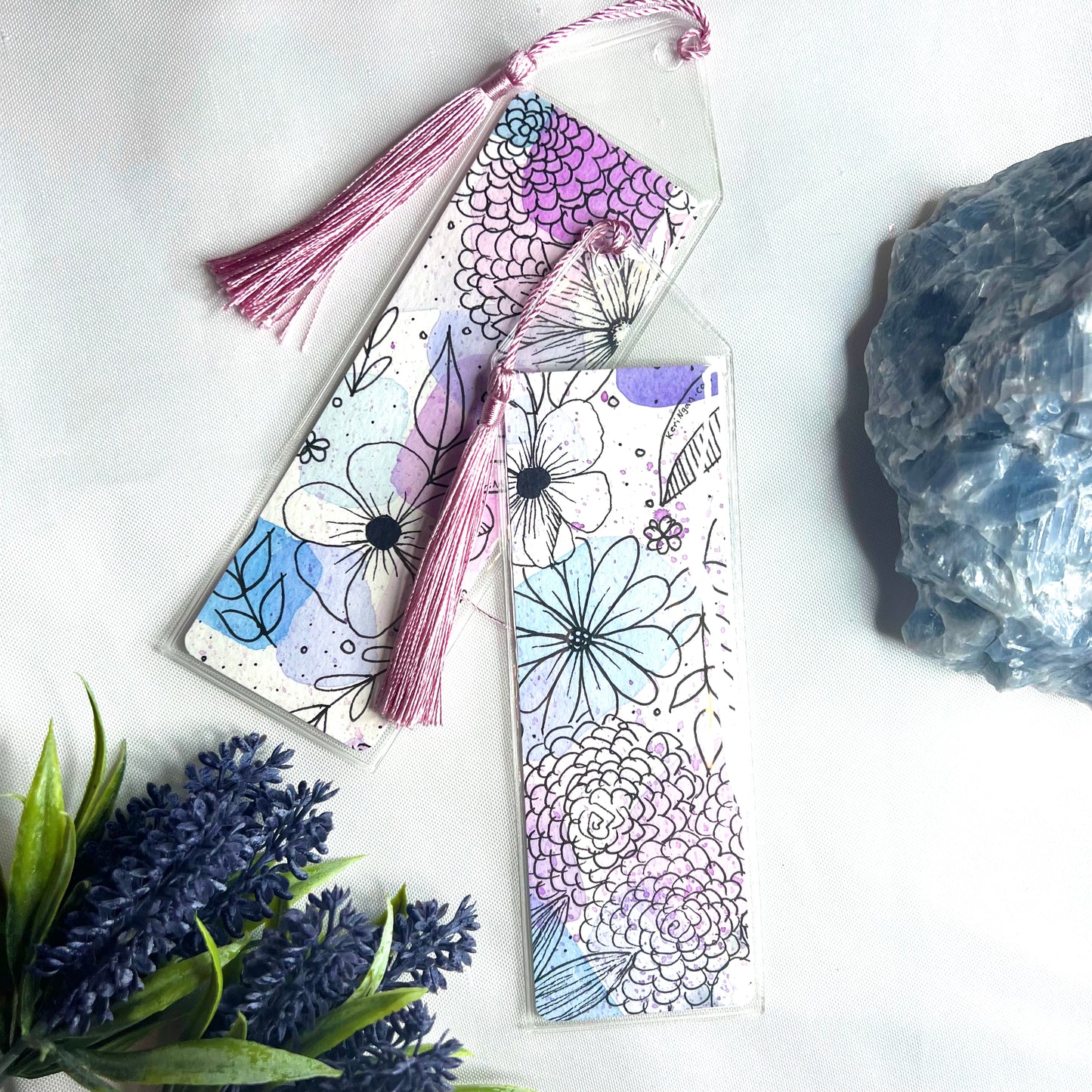 Watercolor Bookmarks (1 Available)