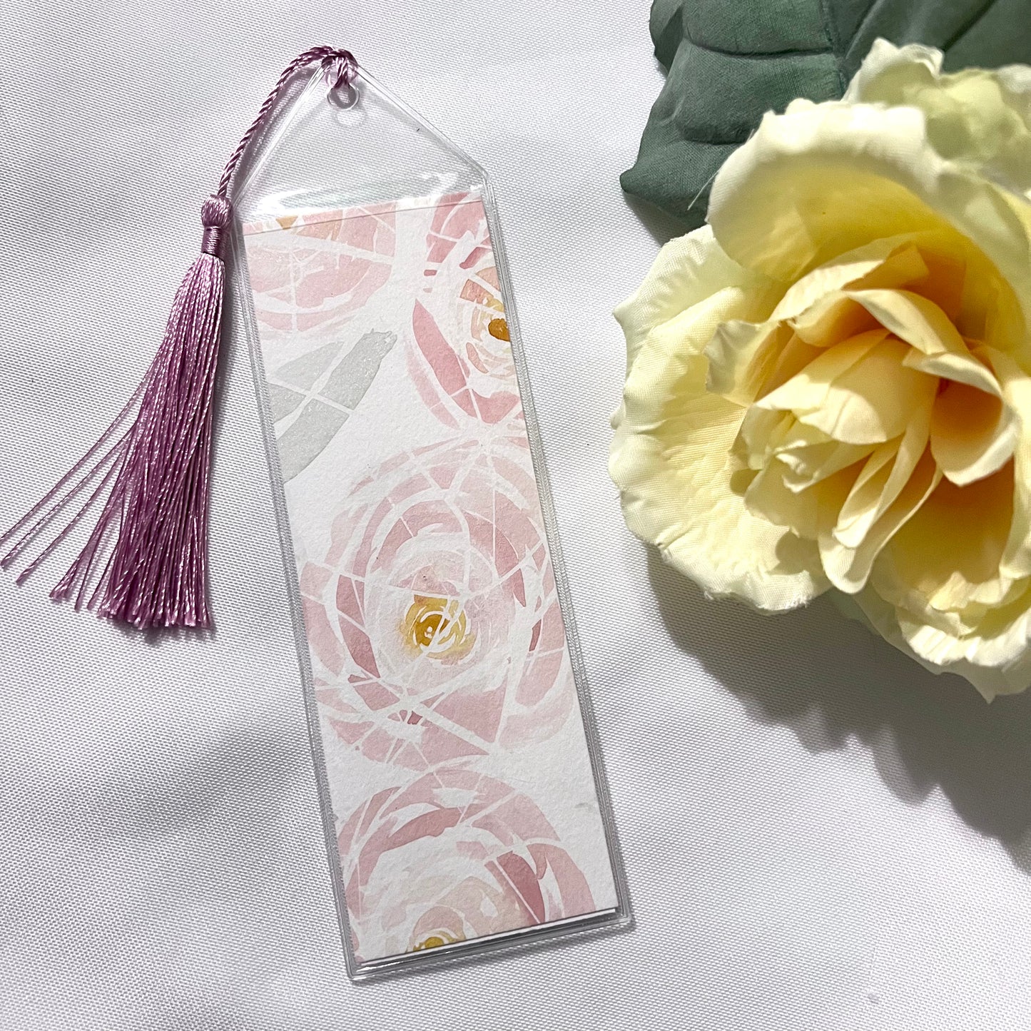 Watercolor Roses Bookmark (2 Available)