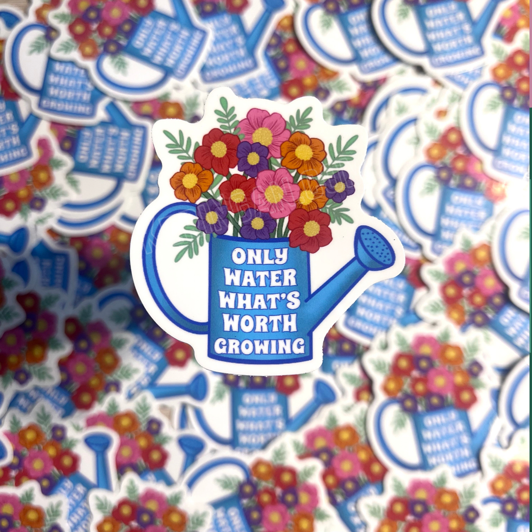 Grow Vinyl Sticker