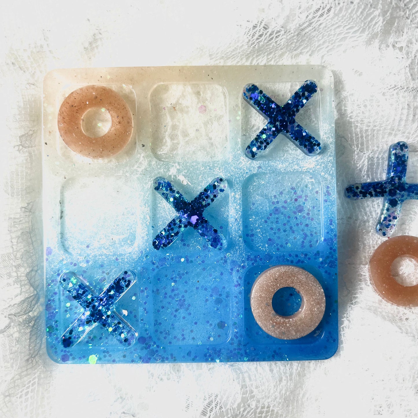 Ocean Tic Tac Toe Set (MADE TO ORDER)