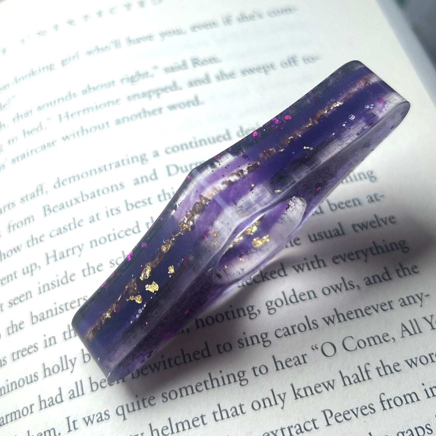 Purple- Page Holder Ring