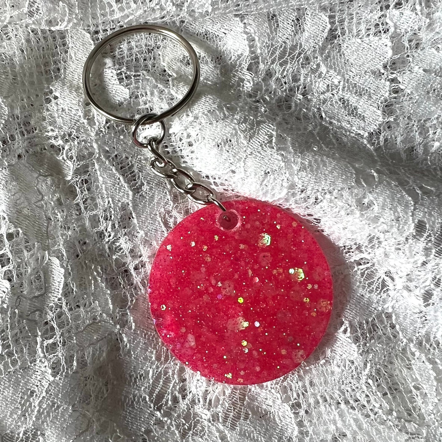 Heart (Glow in the Dark) Resin Keychain