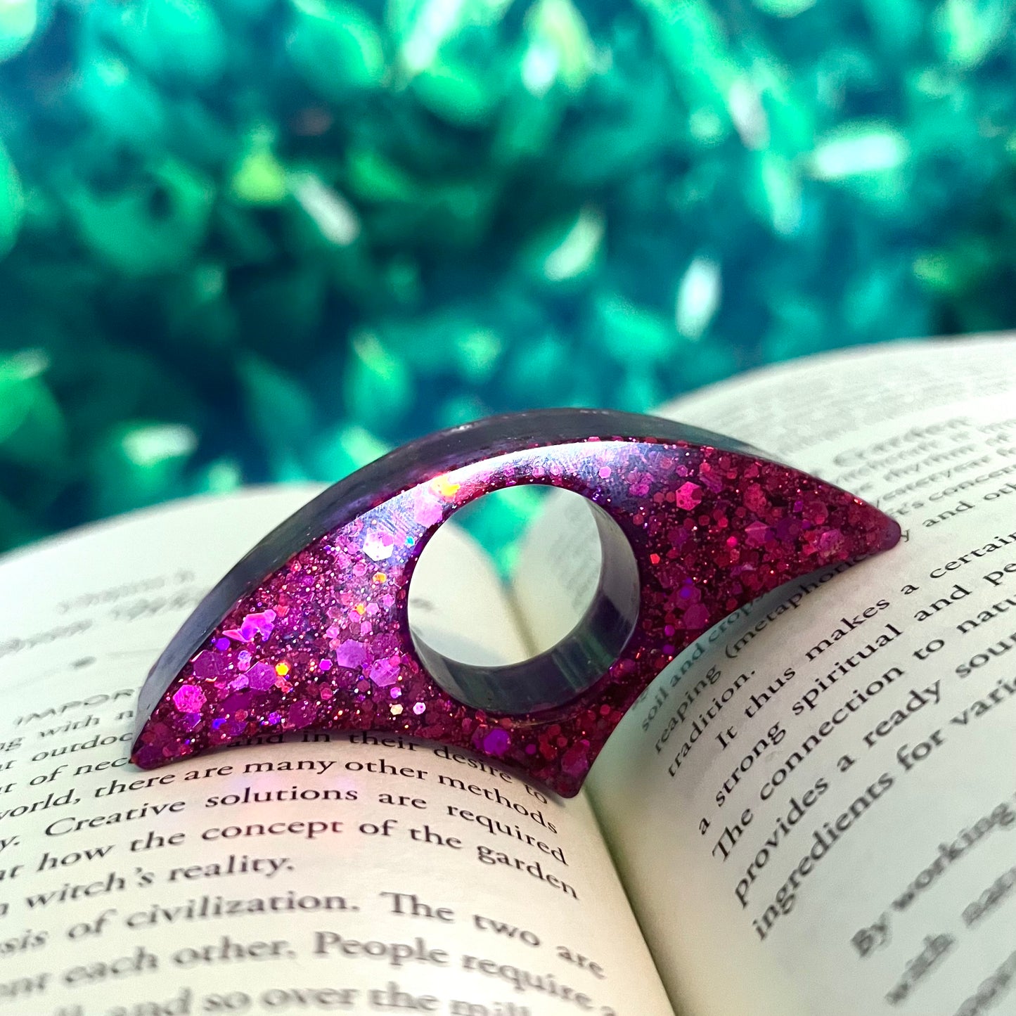 Purple- Page Holder Ring