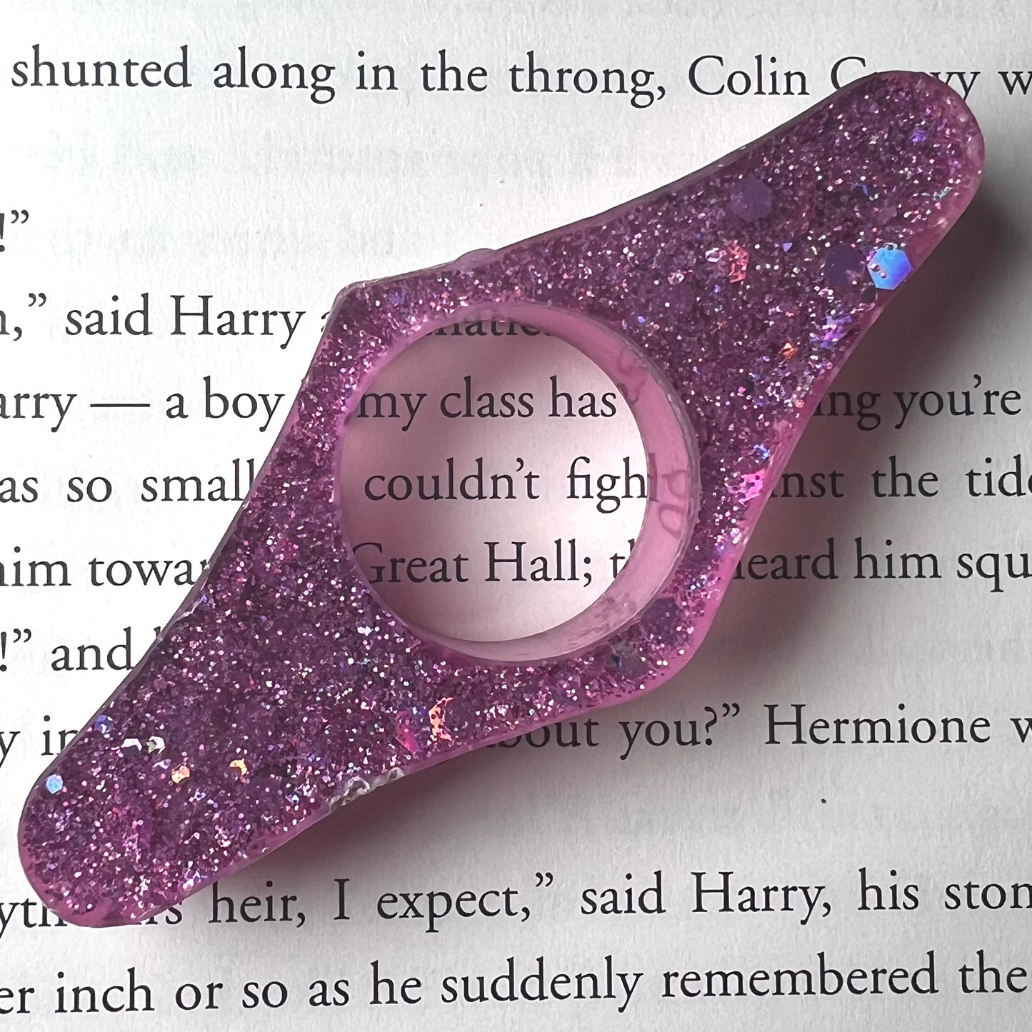 Pink (Glow in the Dark)- Page Holder Ring