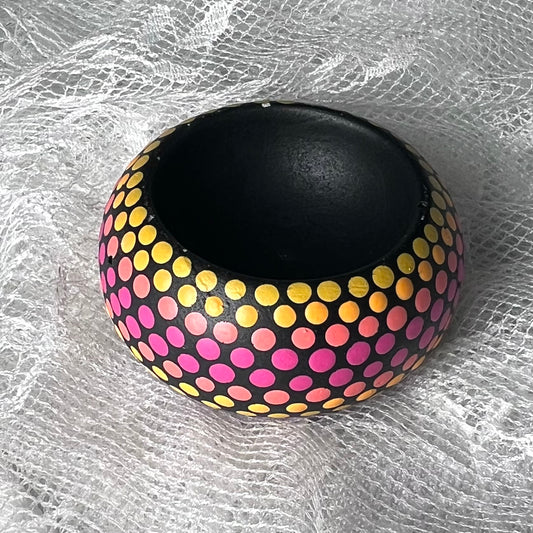 Mini Yellow/Pink Trinket Bowl