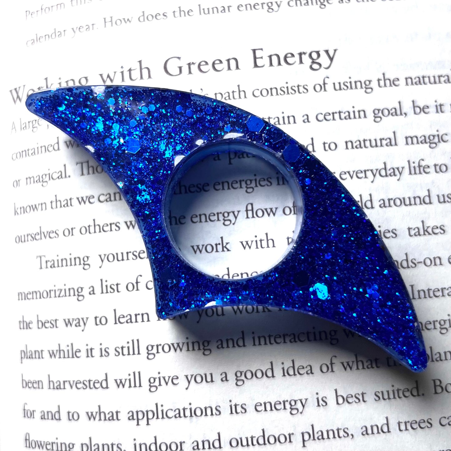 Dark Blue (Glow in the Dark)- Page Holder Ring