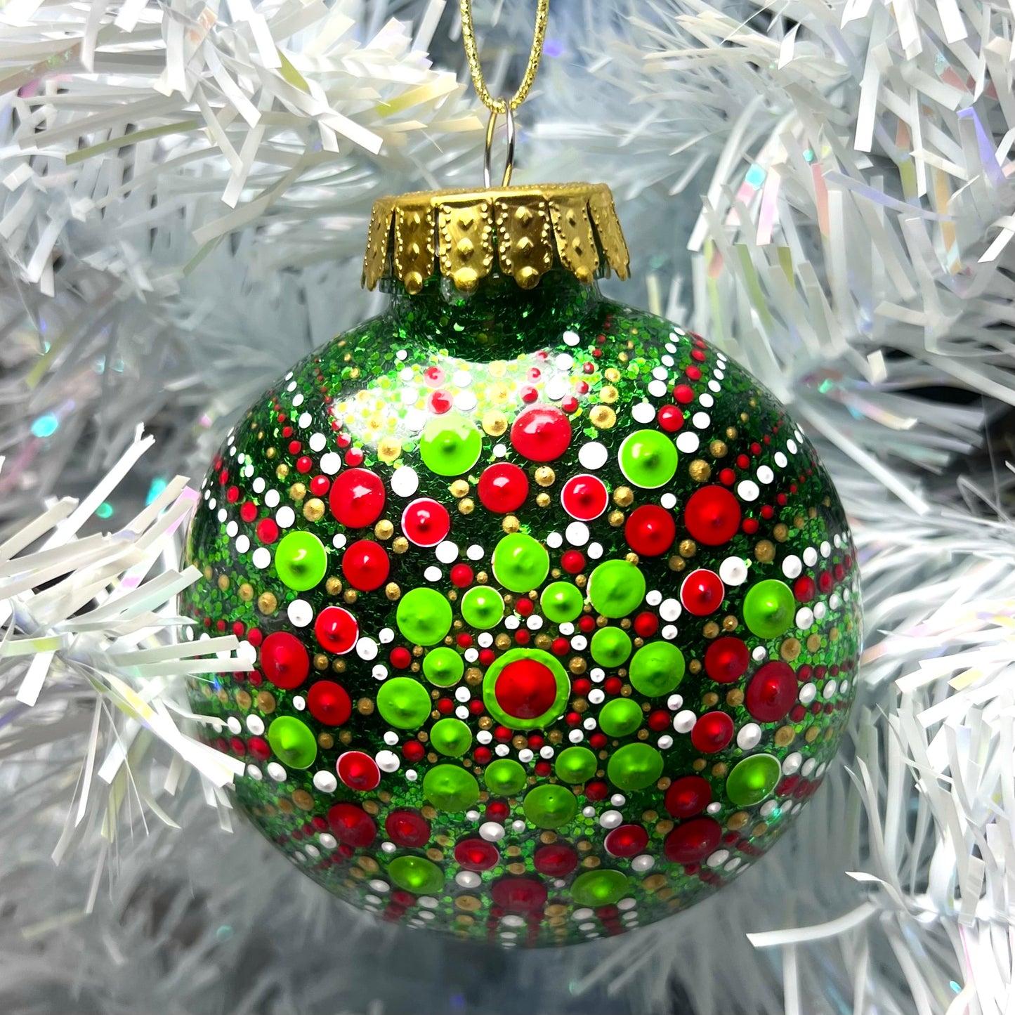 Holiday Lights - Dot Paint Ornament