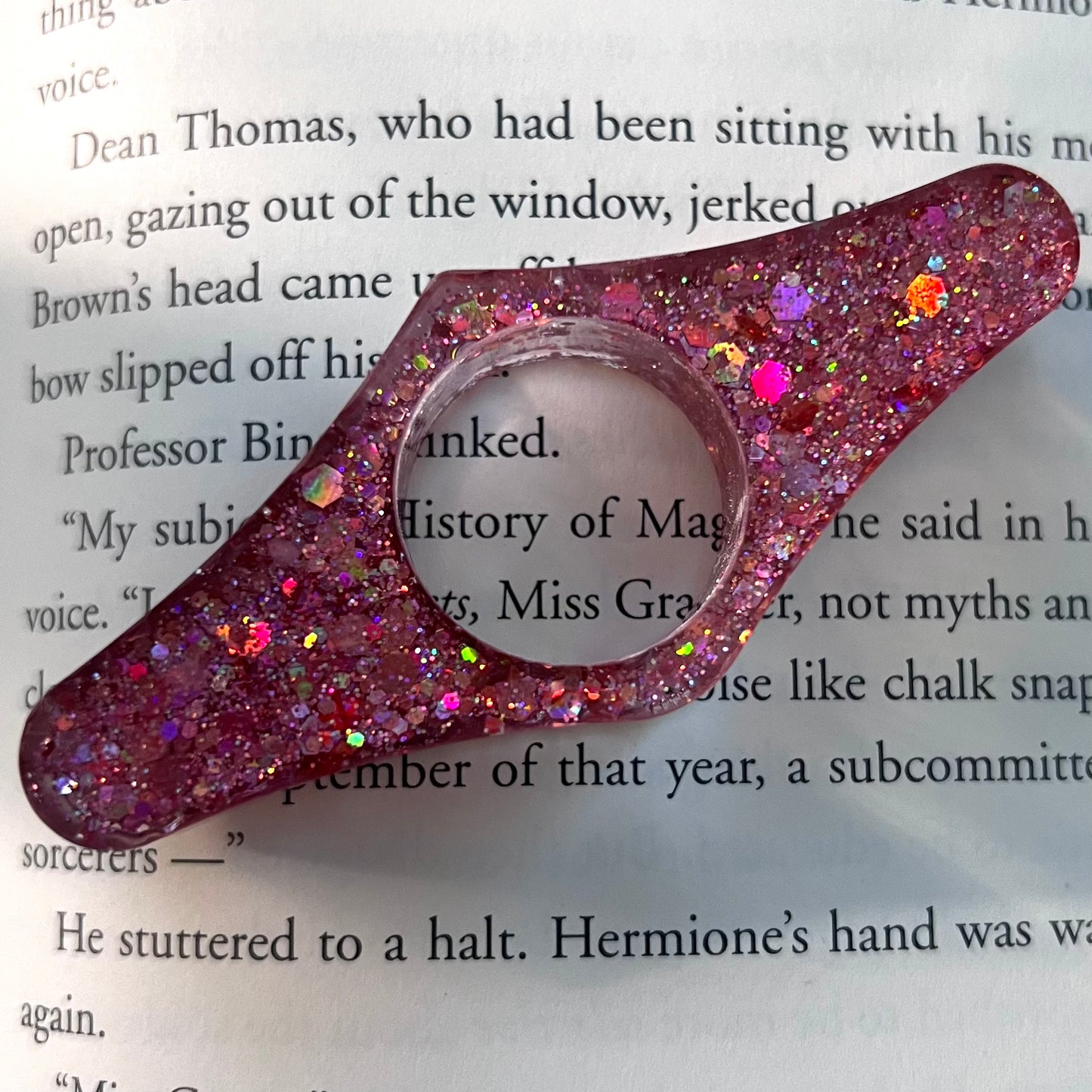 Pink- Page Holder Ring