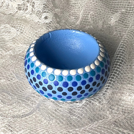 Mini Blue Trinket Bowl