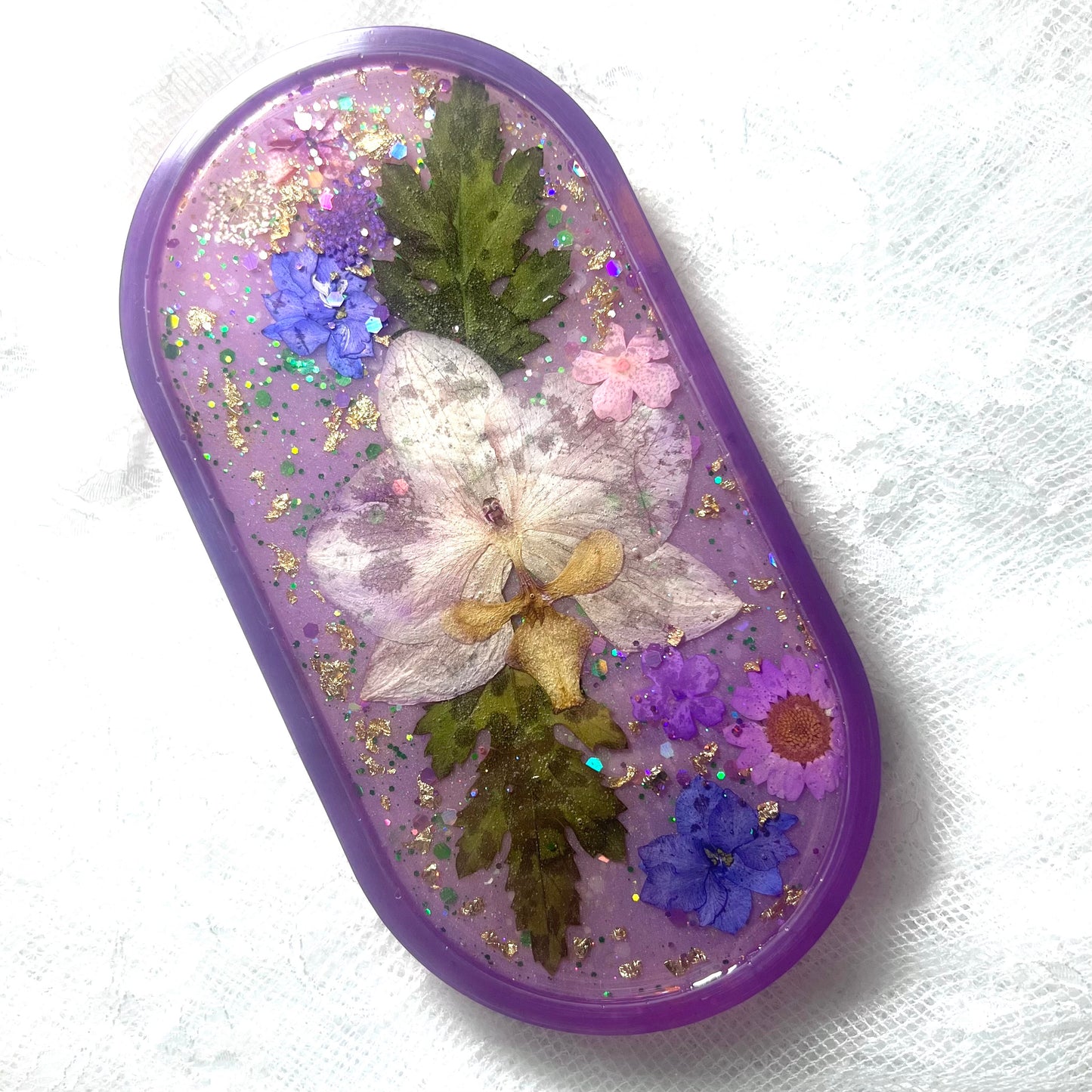 Orchid Resin Tray