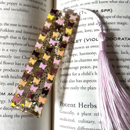 Butterfly Glitter Bookmark| SMALL