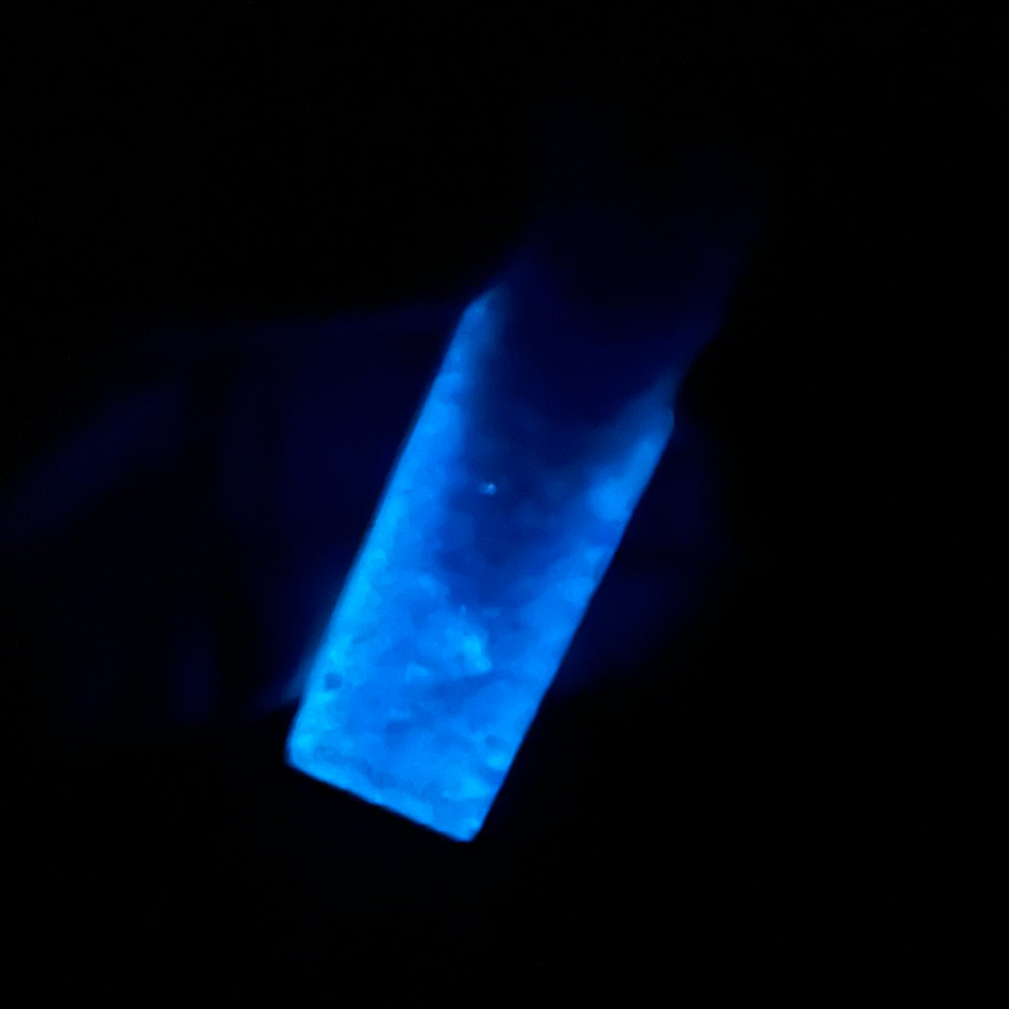 Blue/Black Resin Bookmark (Glow in the Dark) | SMALL