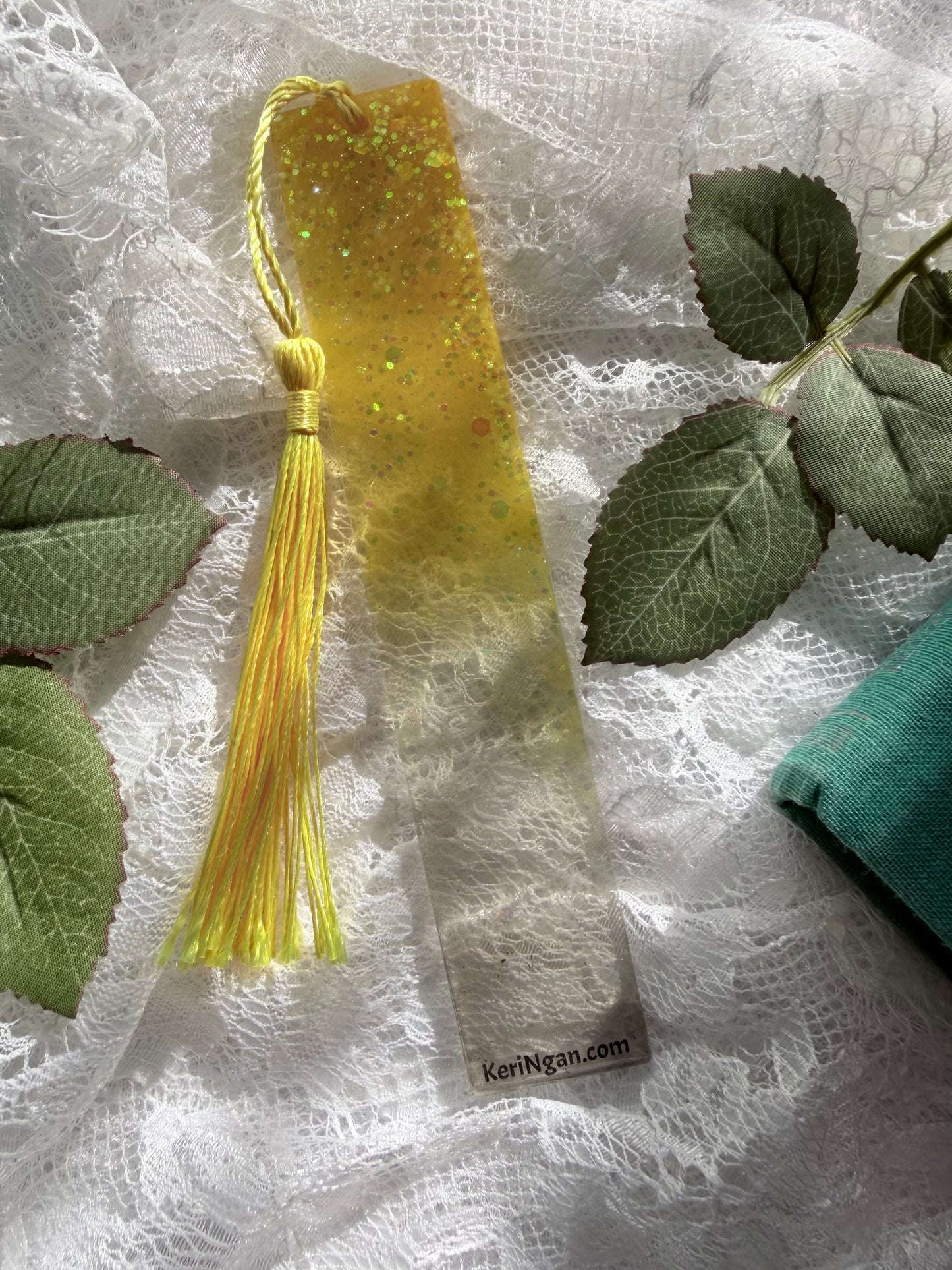 Yellow and Black Bookmark| LARGE