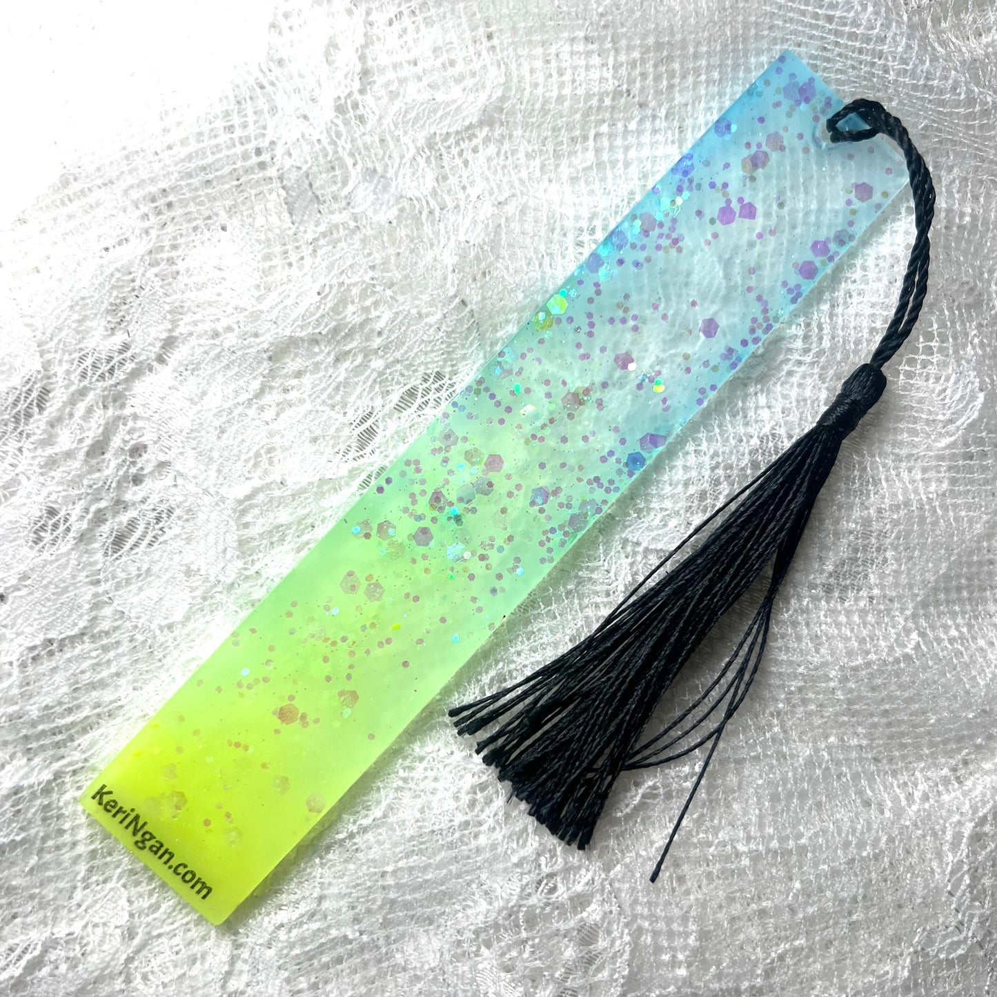 Yellow Green Blue Bookmark (Glow in the Dark) | LARGE