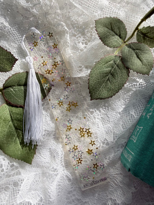 Star Glitter Bookmark| LARGE